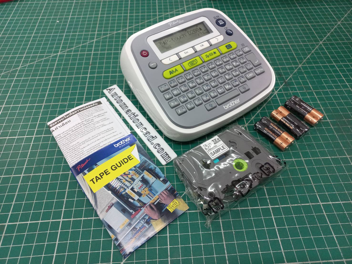 เครื่องพิมพ์ฉลาก PT-D200 ประกันศูนย์1ปี ของแท้ BROTHER LABEL PRINTER สำหรับใช้ในสำนักงาน