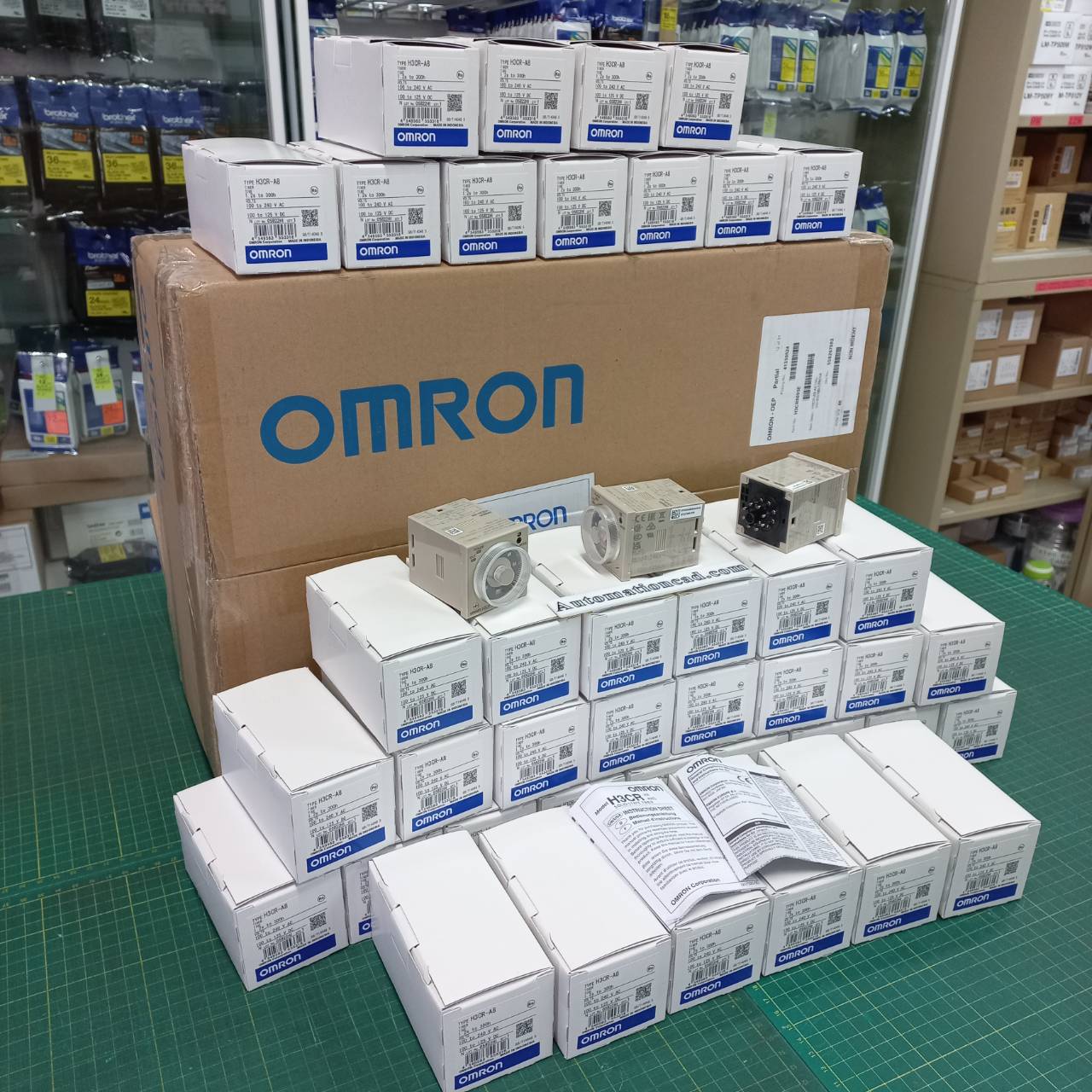 TIMER ไทม์เมอร์ OMRON ของแท้ H3CR-A8 220VAC