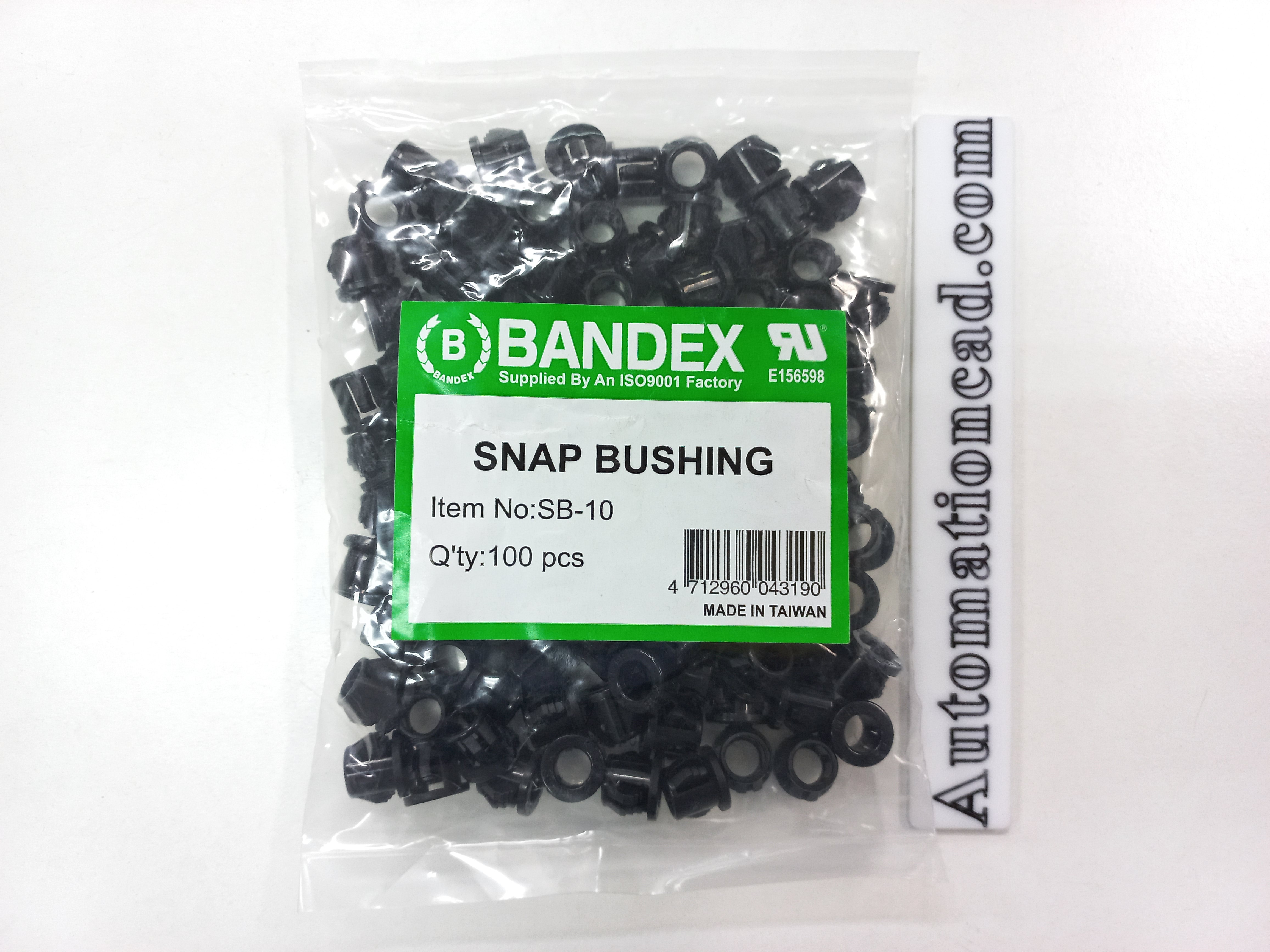 ฝาครอบพลาสติก SNAP BUSHING BANDEX รุ่น SB-10 อุปกรณ์ป้องกันการบาดของสายไฟ