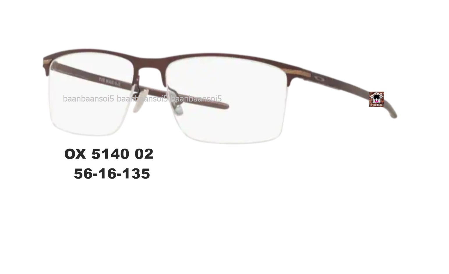 OAKLEY OX5140 TIE BAR 0.5 โปรโมชั่น กรอบแว่นตาพร้อมเลนส์ HOYA ราคา 7,500 บาท