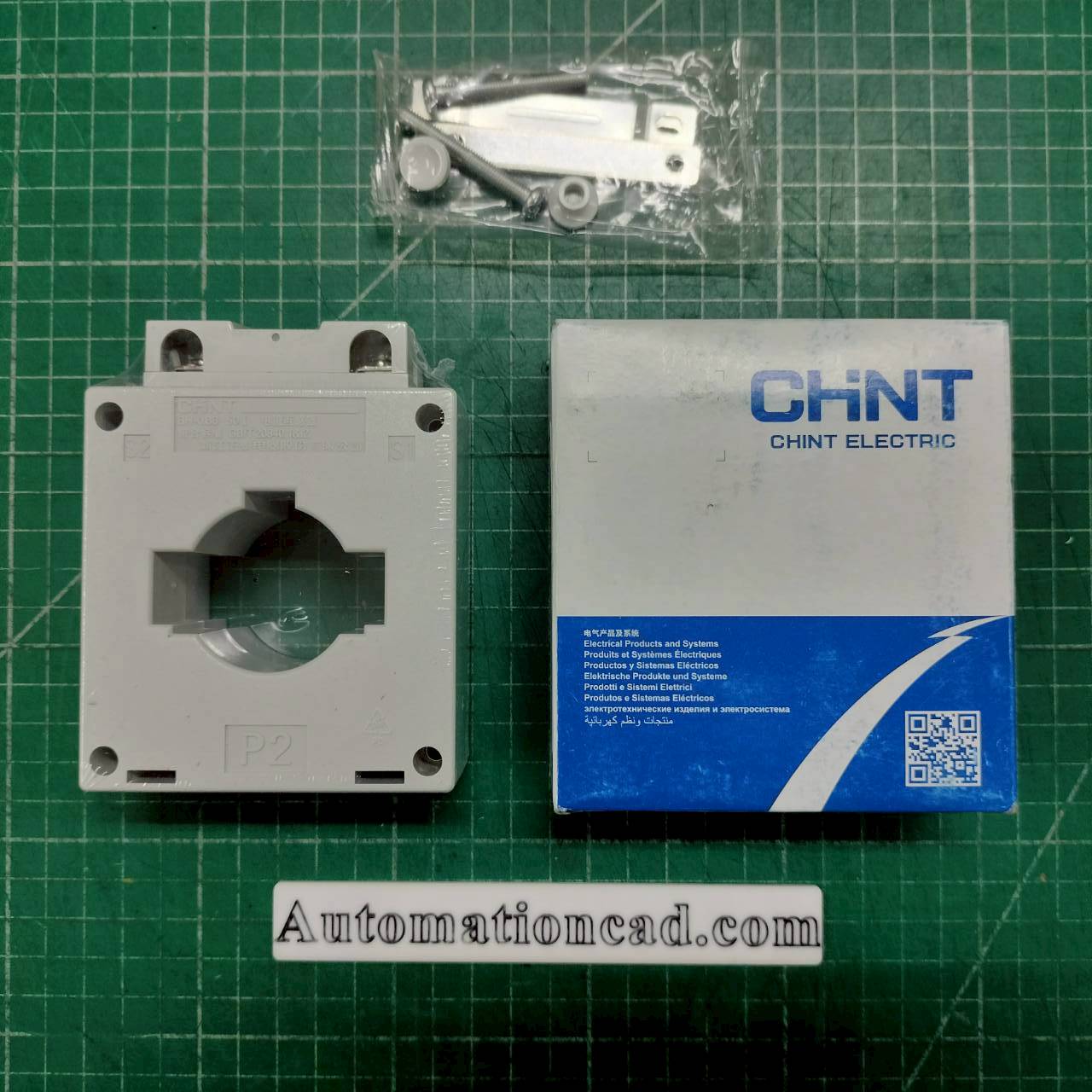 หม้อแปลงกระแสไฟฟ้า CT 1000/5A CHINT BH-0.66 50I Class 0.5 Current Transformer