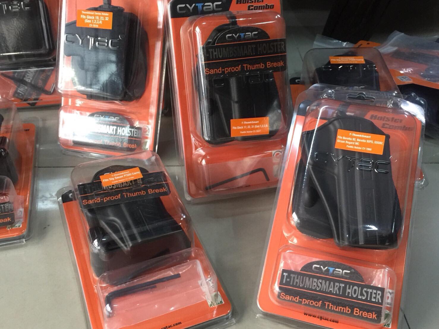 New.ซองปืน พกนอก Cytac สำหรับปืน BERETTA 92fs กดปลดล๊อกโดยนิ้วโป้ง เซฟตี้ ‼️ป้องกันการแย่งปืนได้ดีเยี่ยม มีเพลทปรับ ระดับ ความสูงตำ่ในตัว 📌❗️ราคาโปรโมชชั่น ราคา1,300 บาท เท่านั้น