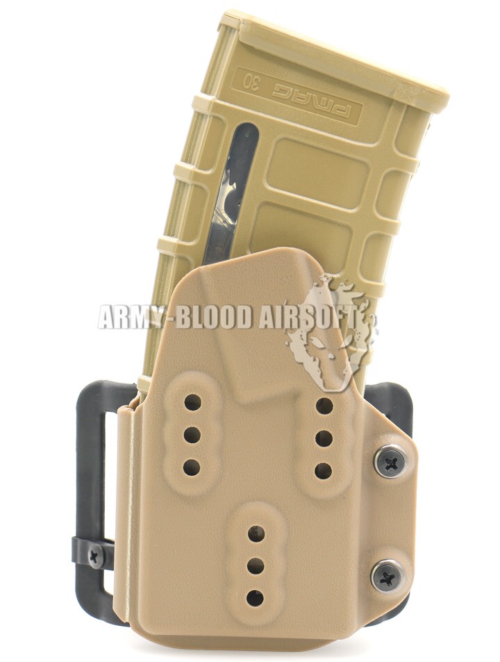New.Single Standard Kydex Rifle Magazine Carrier for M4 5.56 Magazine(BK) ราคาพิเศษ