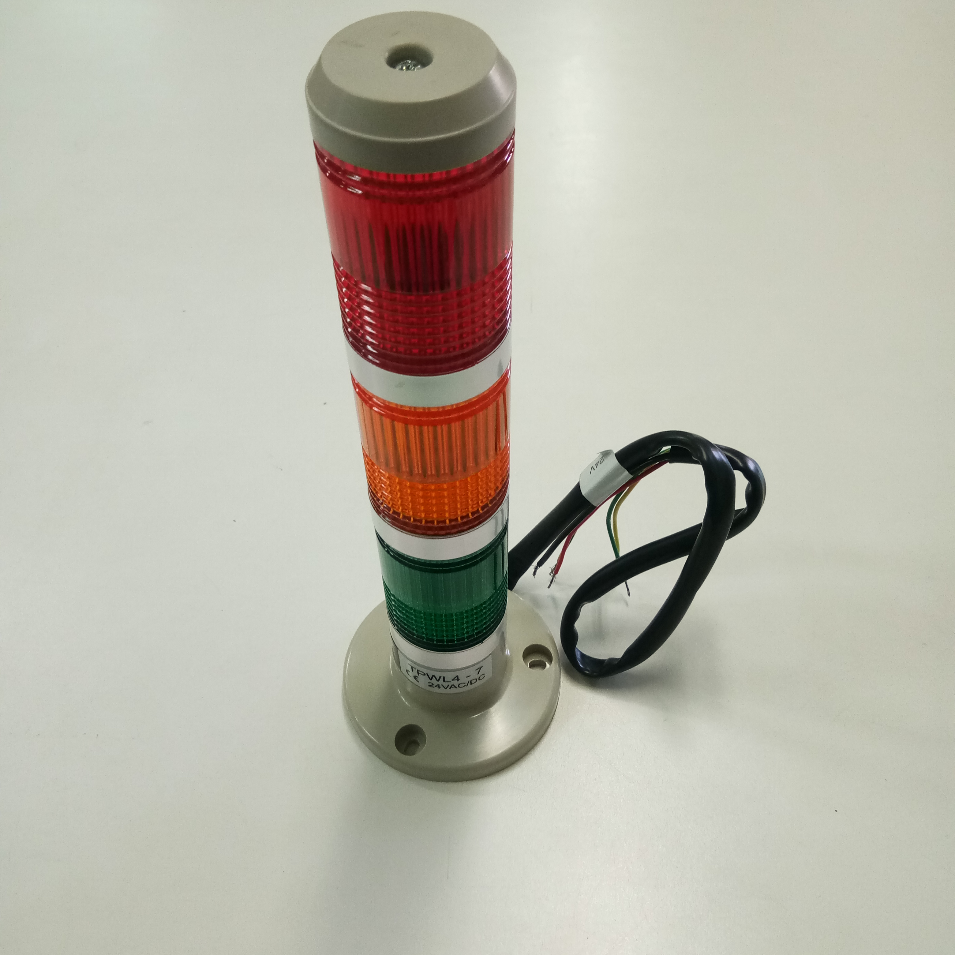 Tower Light ทาวเวอร์ไลท์ 2ขั้น เขียว/แดง TEND ไฟสัญญาณเตือน 24DC