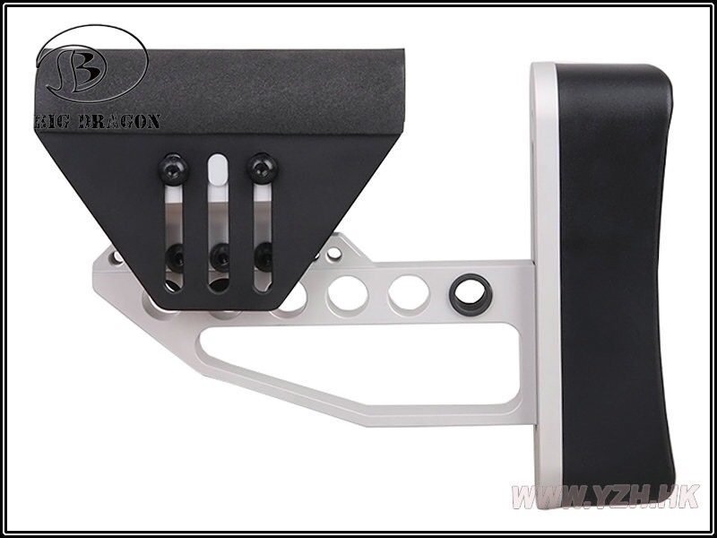 New.XLR TACTICAL BUTTSTOCK For M4 (Silver) ราคาพิเศษ