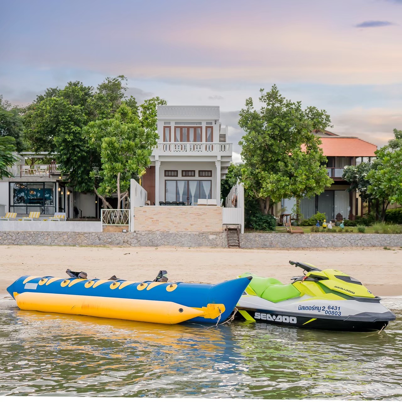 15086 บ้านพักติดทะเล De Pranburi beach villa