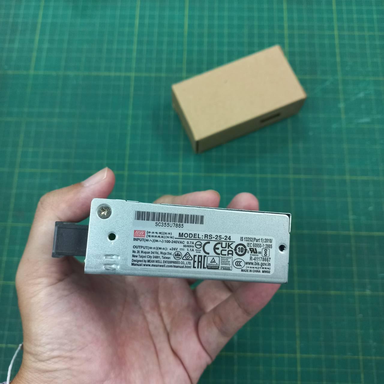 POWER SUPPLY 24VDC 26.4W MEANWELL พาวเวอร์ซัพพลาย 1.1A 24VDC