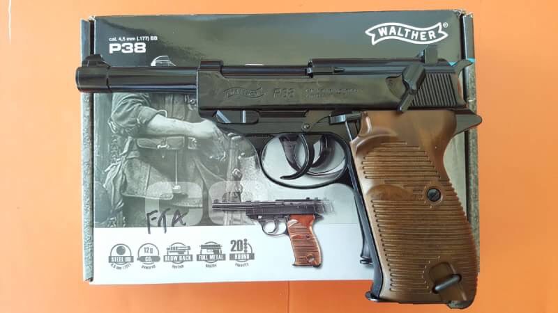New.ปืนสั้นอัดแก๊สUmarex Luger P38 ราคาพิเศษ