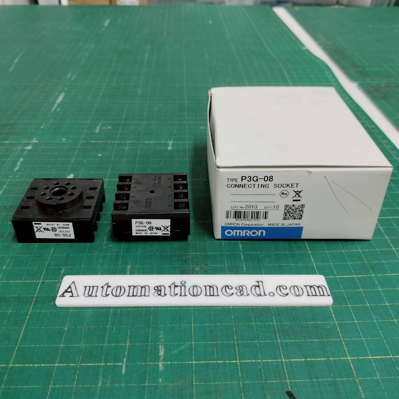P3G-08 SOCKET 8P OMRON สำหรับ TMER รุ่น H3CR-A8