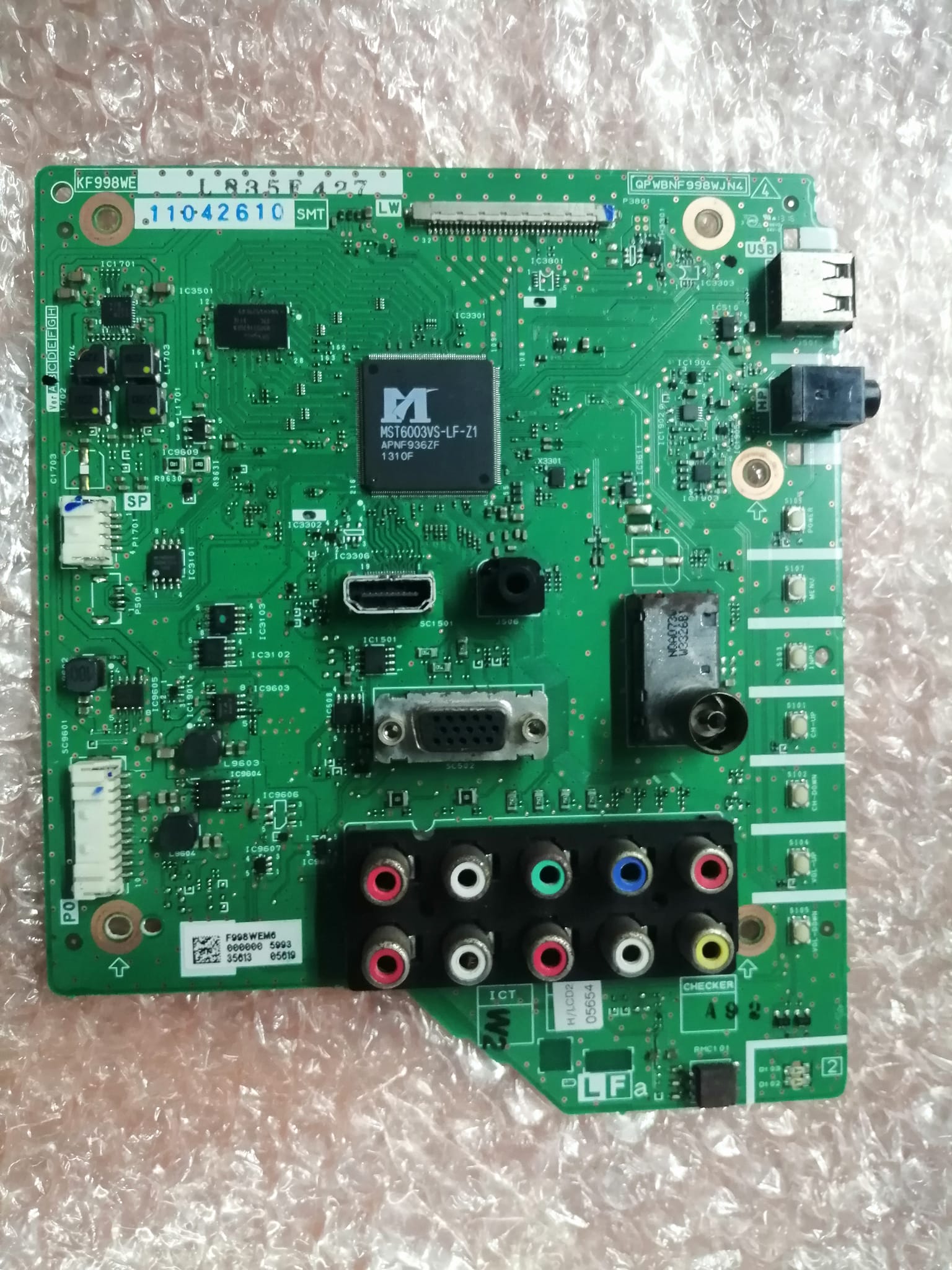 เมนบอร์ดชาร์ป Mainboard SHARP รุ่น 32-LE240M QPWBNF998WJN4