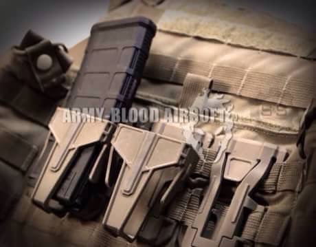New.S&S Precision SMR 5.56 M4 Magazine Pouch Molle Version สีดำ สีทราย ราคาพิเศษ