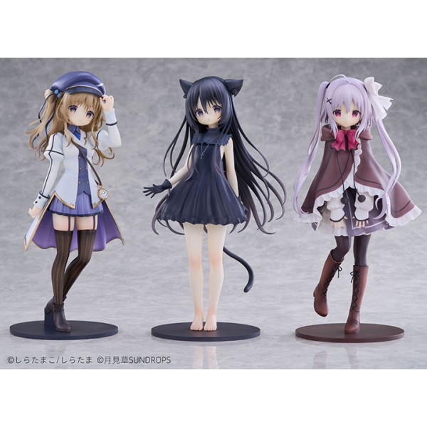 เปิดจอง : Hoshizora Tetsudou to Shiro no Tabi: Complete Figure Set: Noir, Neri & Karuha 1/7