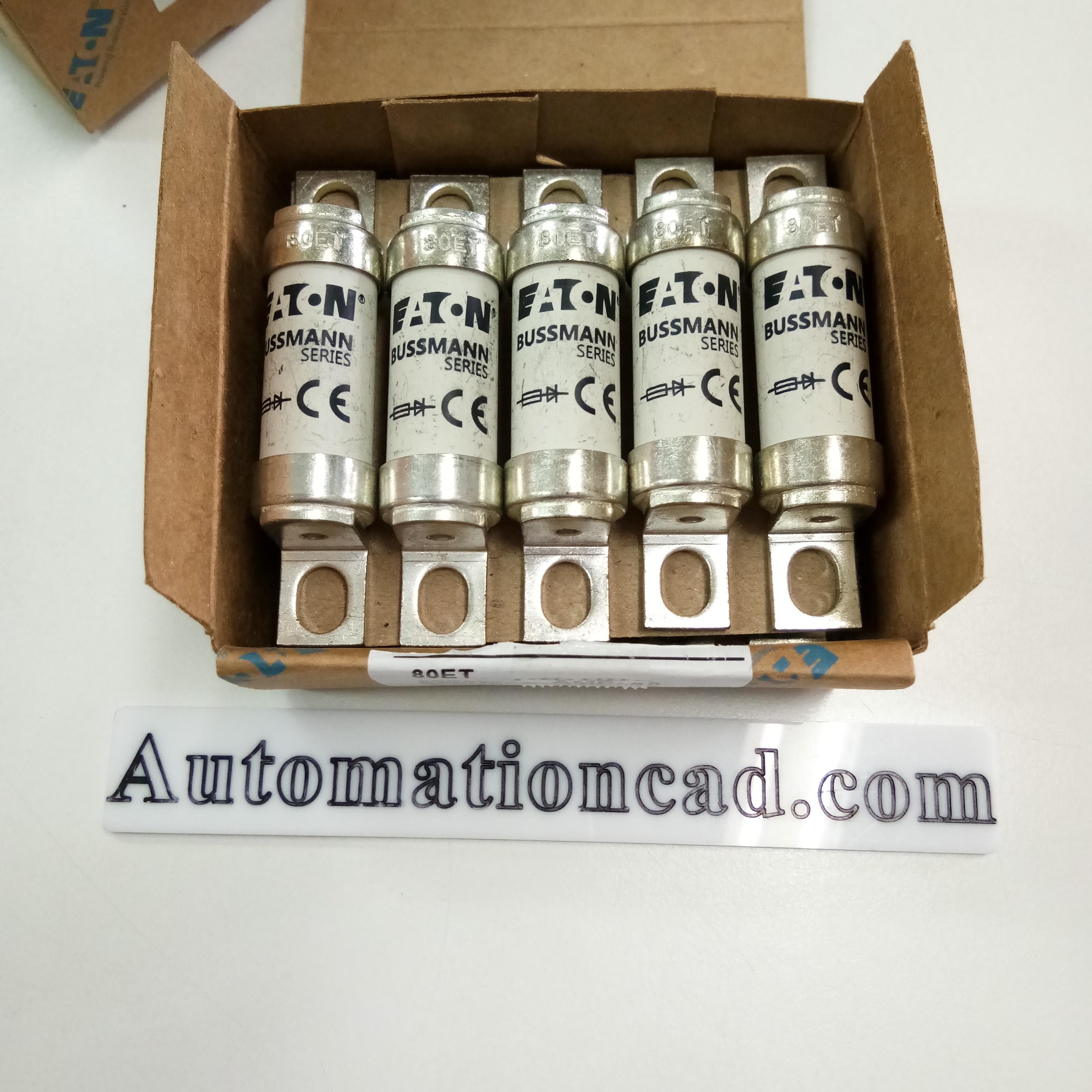 ฟิวส์เซรามิค 80A 690VAC EATON Bussmann Fuse 80ET