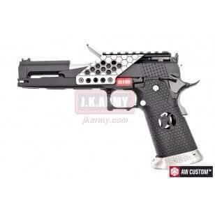 New.ARMORER WORKS AW Hi Capa 6Inch Dragon with Scope Mount & Cocking Handle Kit ( BK / SV ) ราคาพิเศษ
