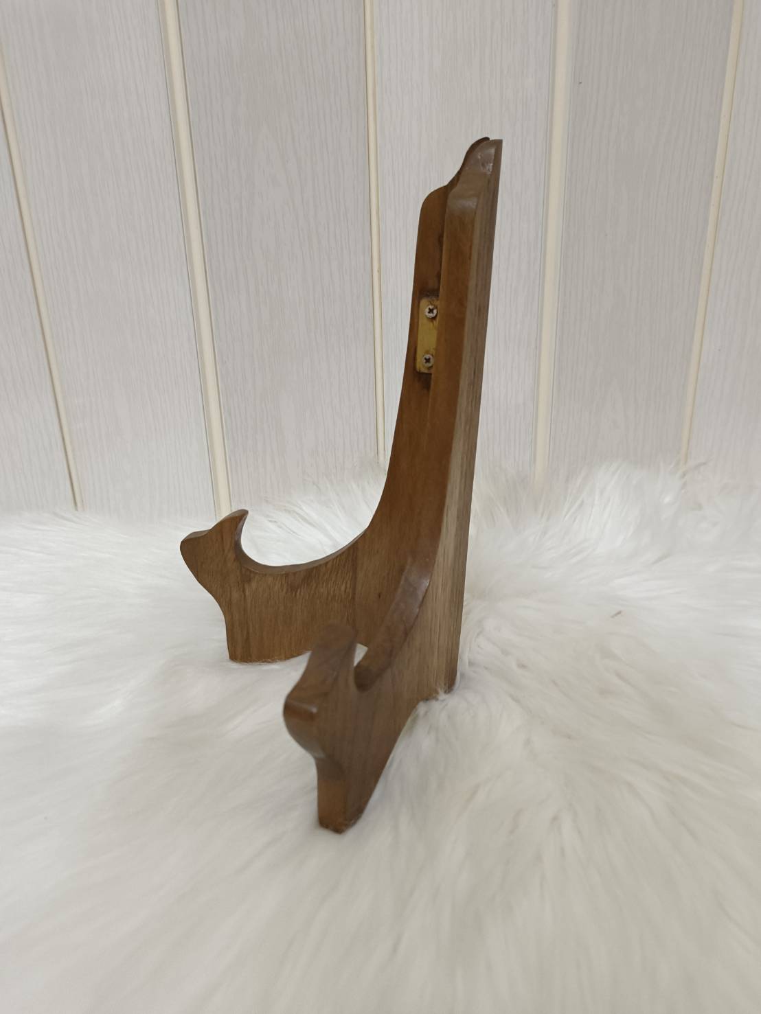 ฐานวางหน้ากาก ไม้สัก ขนาด สูง 7 นิ้ว งานสวย