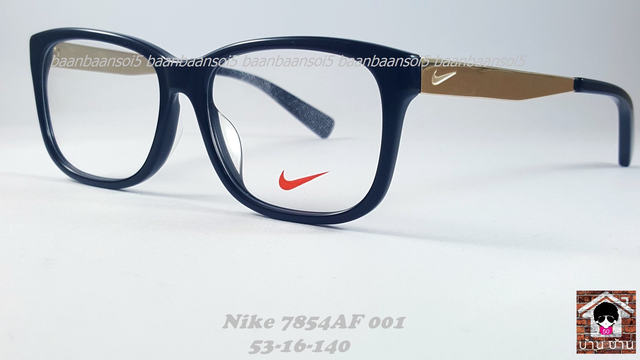 NIKE BRAND ORIGINALแท้ 7854 AF 001 กรอบแว่นตาพร้อมเลนส์ มัลติโค๊ตHOYA ป้องกันรังสีคอม 3,200 บาท
