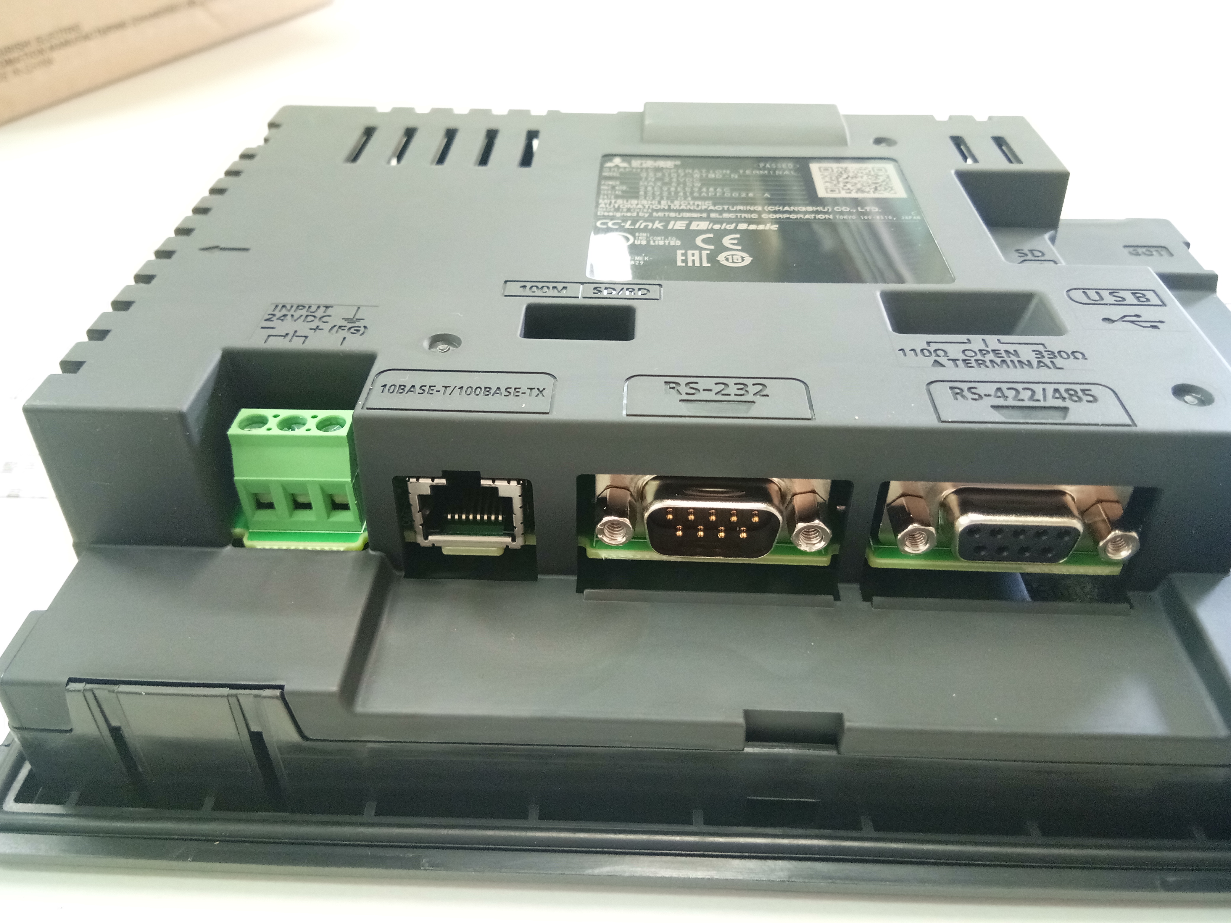 จอTOUCHSCREEN MITSUBISHI รุ่น GS2107-WTBD-N หน้าจอ 7 นิ้ว เชื่อมต่อ PLC