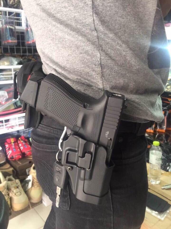 New.ซองปืนรัดต้นขา Glock17 , Glock19 ครบชุด ราคาพิเศษ