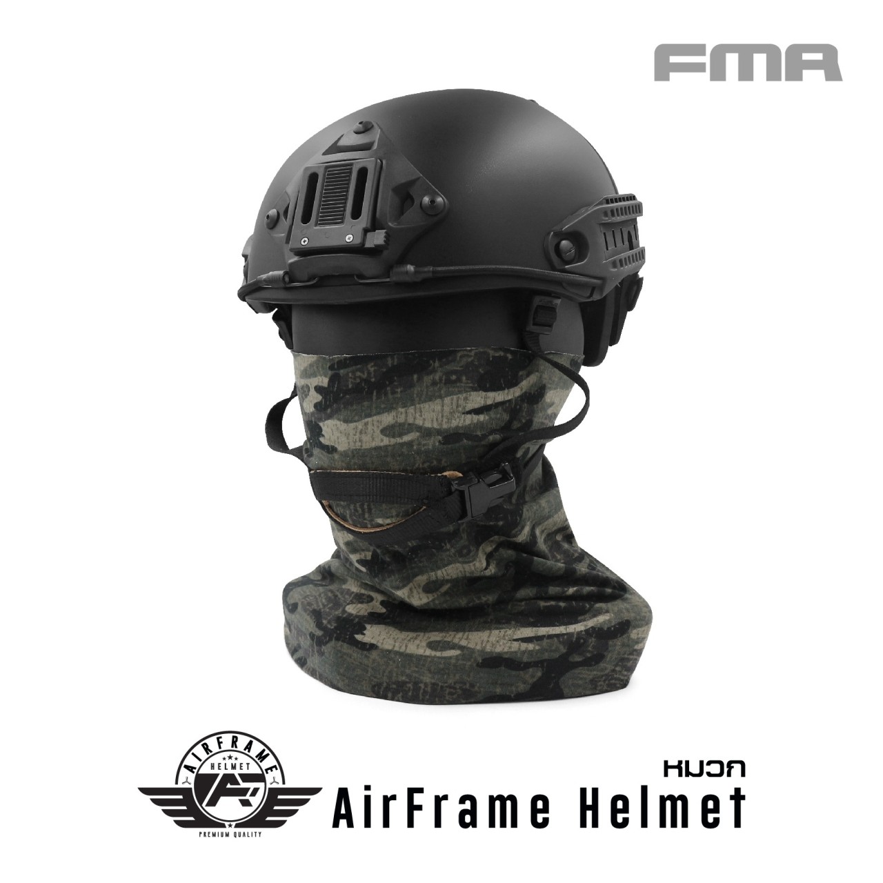 (fire)สินค้าเข้ามาใหม่ค่ะ หมวก AirFrame Helmet ( FMA ) 🍁 ผลิตจากวัสดุ ABS แข็งแรงทนทาน 🍁 มาพร้อมรองในหมวกชนิด Memory foam 🍁 มีสายรัดคาง แป้นหน้า และราง ARC 🍁 ระบายอากาศได้ดี 🍁 น้ำหนัก 900 g. 2 ขนาด M ( 53-57 cm. ) L