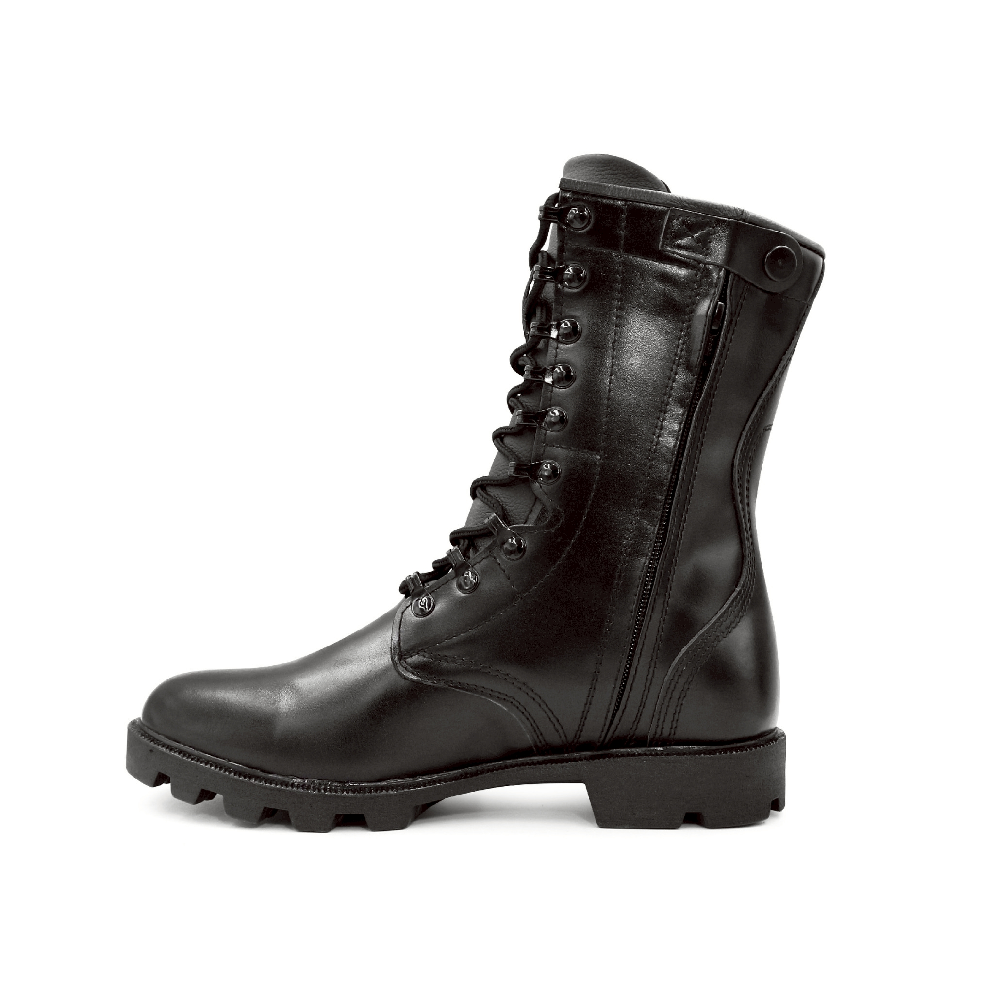 New. New.รองเท้า Combat CQB รุ่น LZ-2# (ซิปข้าง) -รองเท้าคอมแบท หนังวัวแท้ ออกแบบมาเพื่อรองรับ ขนาดและรูปร่างเท้าของ -คนไทย ทรงเรียวสูง แต่ไม่บีบรัดหน้าเท้า -มีซิปข้าง เพื่อความสะดวก ในการสวมใส่ -ตาไก่ปลดไว 9 รู ความสูงจากพื้น 10 นิ้ว -น้ำหนักเบา หนังมีคว