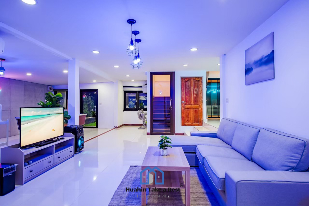 HR15041 บ้านพักหัวหิน บ้าน Miami Beach Villa