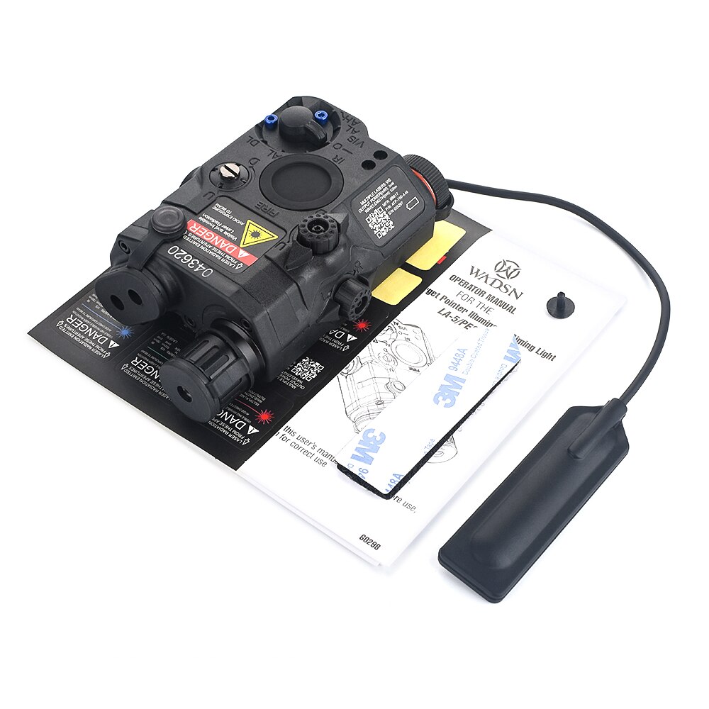 กล่อง PEQ-15 LA-5C Laser Pointer ยี่ห้อ WADSN รุ่น Real Grade (รุ่น Top) รุ่นไฟฉาย และ เลเซอร์สีแดง