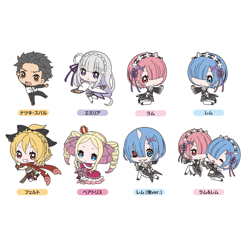 เปิดจอง Re:Life in a different world from zero Rubber Mascot with Suction Cup