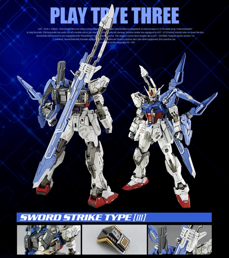 GAT-X105 + AQM/E-X02 Sword Strike Pack Ver.II [โมจีนMomoko]