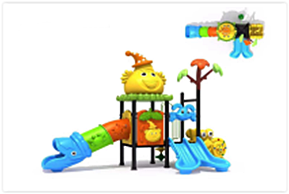 เครื่องเล่นสนาม ชุดตุ๊กตุ่นท่อลื่น