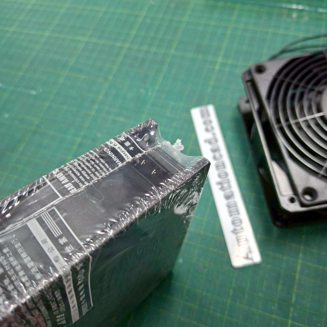 พัดลมระบายอากาศ KAKU ขนาด 4.5 นิ้ว 220VAC ลูกปืนแบบ Sleeve - KA1238HA2 Plug