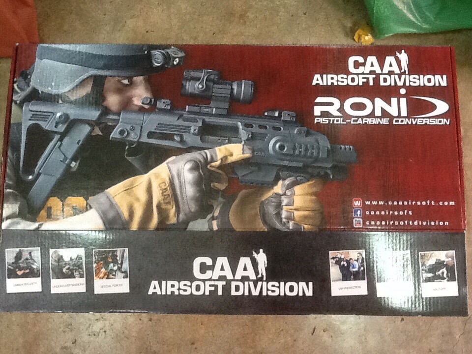 New.CAA RONI B M9 Pistol Carbine Conversion Kit in Black ราคาพิเศษ