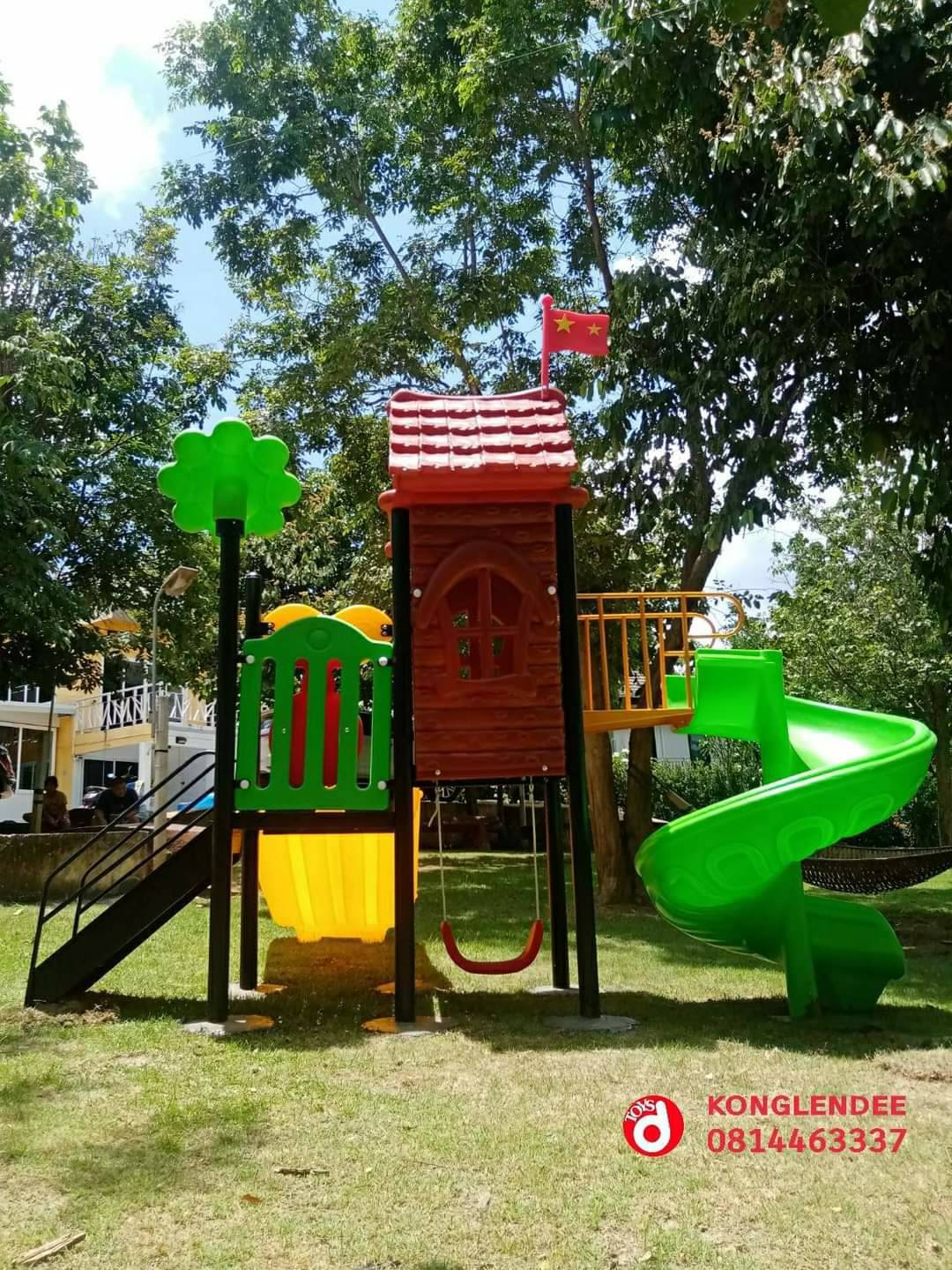 เครื่องเล่นสนาม ชุดwood house