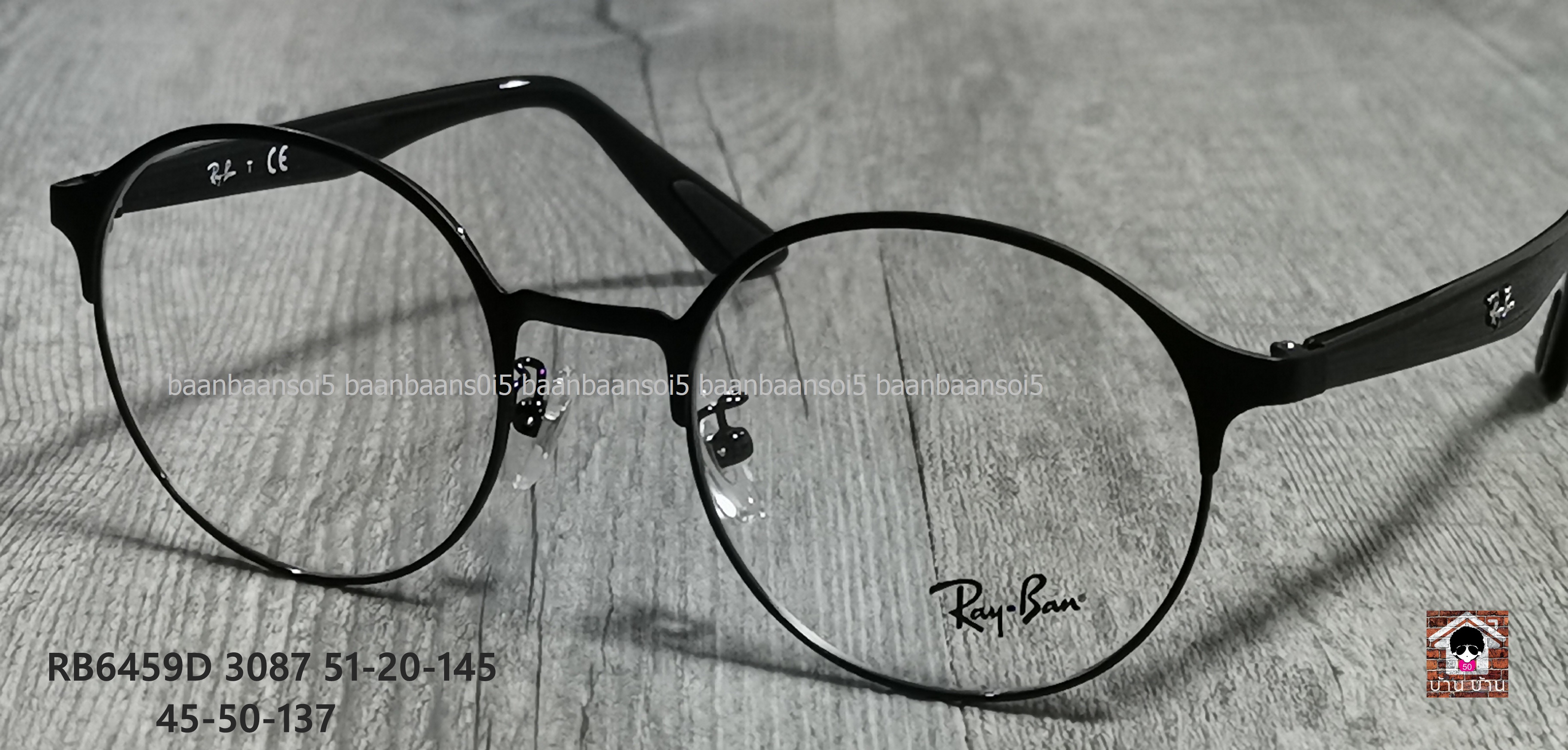 RayBan RX6459D 3087 โปรโมชั่น กรอบแว่นตาพร้อมเลนส์ HOYA ราคา 3,500 บาท
