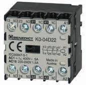 BENEDICT Micro Contactor Relays แมกเนติก คอนแทคเตอร์ รีเลย์ รุ่น K0-04D22 230
