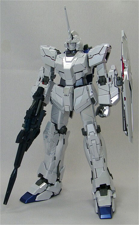 [PO]MG (005A) 1/100 RX-O Unicorn Gundam Ver. Ka Titanium Finish+ปืนกลคู่ 1 กระบอก+แผ่นรองตัด[005][โมจีนTT]