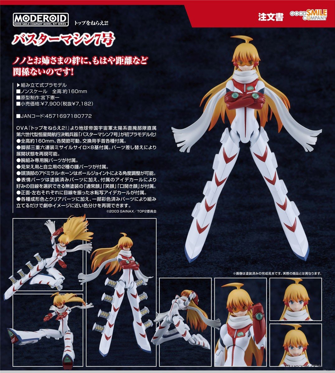 เปิดจอง : MODEROID Buster Machine No. 7