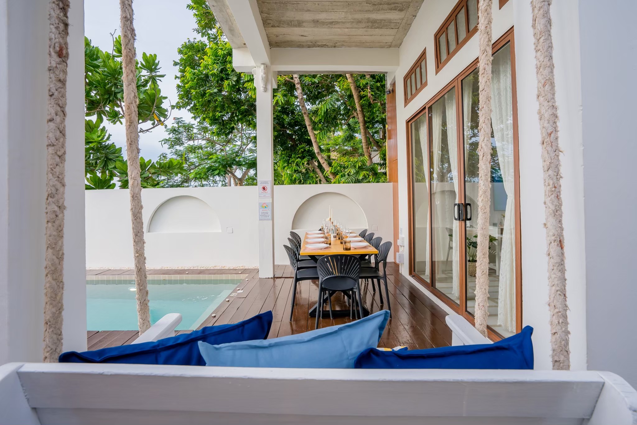 15086 บ้านพักติดทะเล De Pranburi beach villa