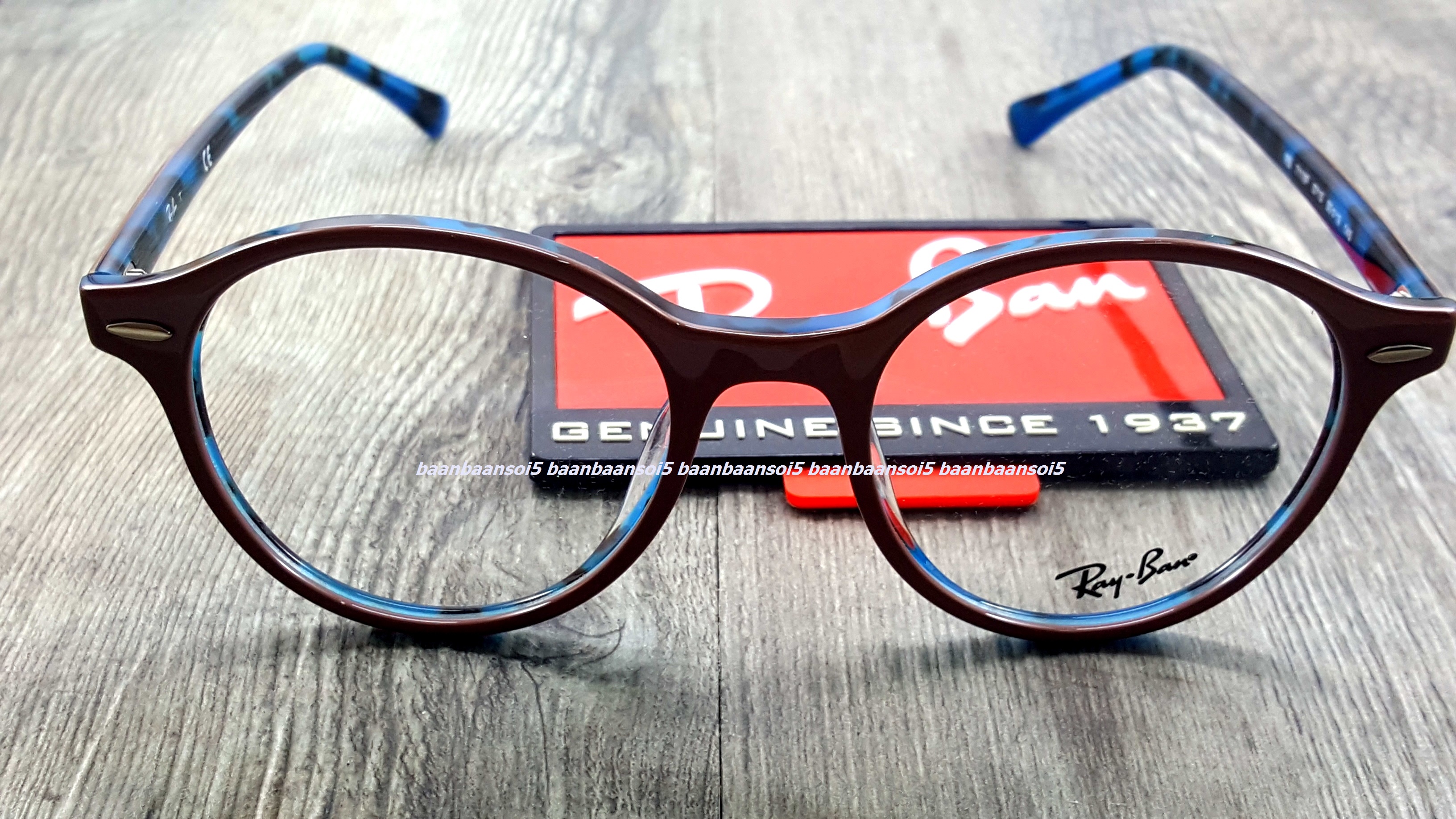 Rayban RX 7118F 5715 โปรโมชั่น กรอบแว่นตาพร้อมเลนส์ HOYA ราคา 4,900 บาท