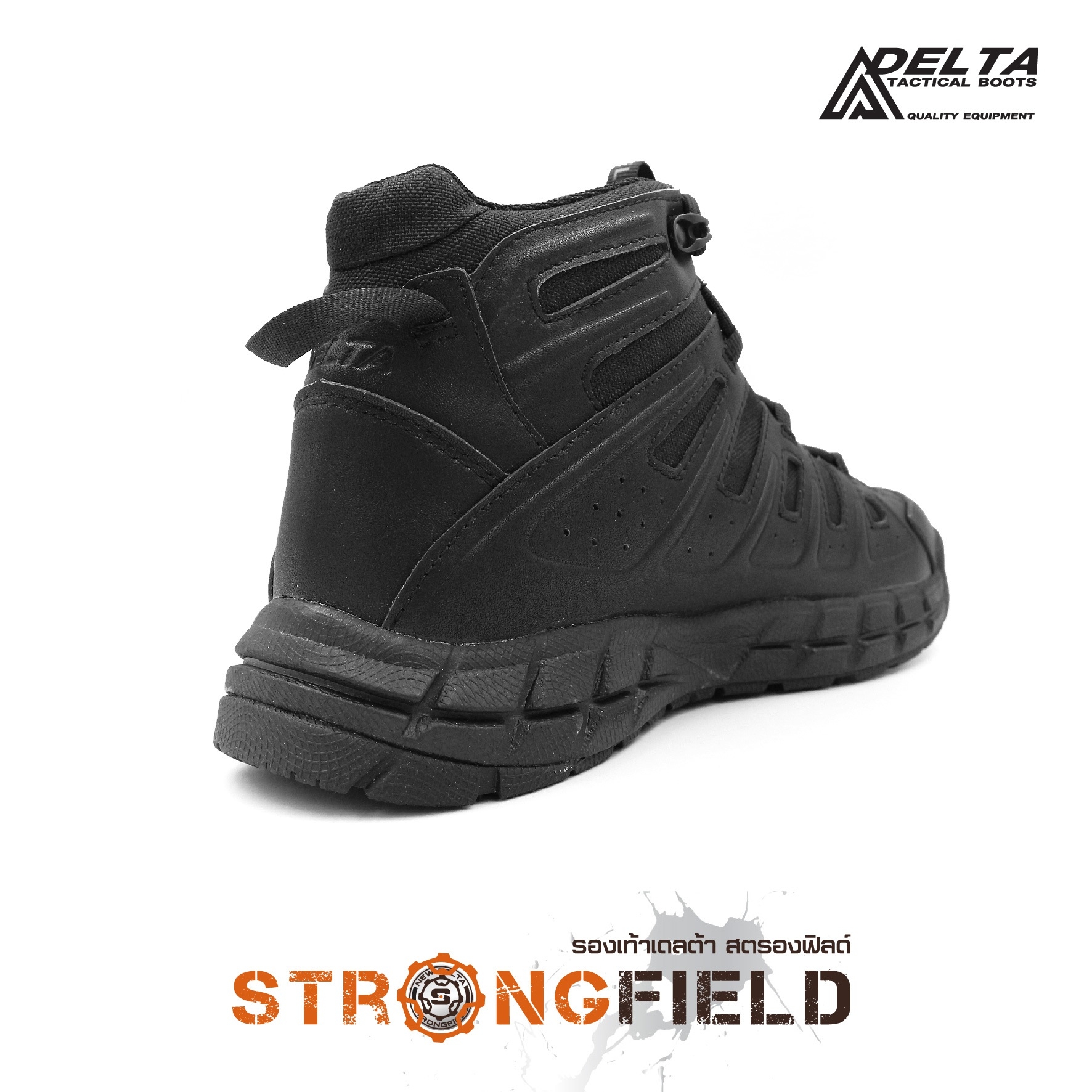 New.รองเท้า New Delta รุ่น Strongfield 💥 🔩 รองเท้าที่ออกแบบมาสำหรับลุยได้ทุกสภาวะพื้นผิว 🔩 ผสมผสานอย่างลงตัวระหว่างเนื้อผ้า Cordura 1000D และหนังแท้ 🔩 ทรงหุ้มข้อ (Mid Boot) มั่นคง สูง 6 นิ้ว 🔩 ระบายอากาศและความชื้นไ