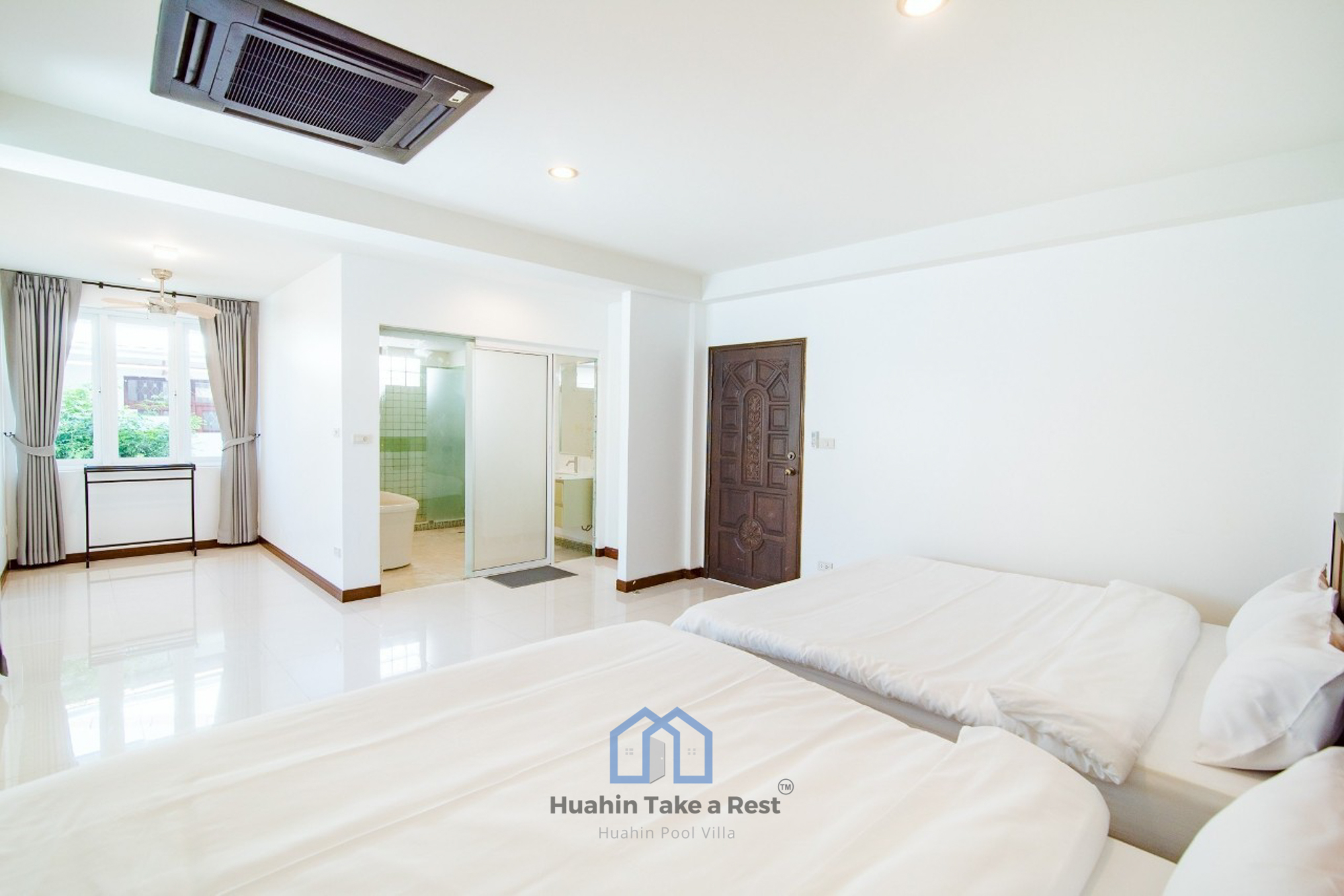 HR15036 บ้านพักหัวหิน บ้านวี วิลล่า เนียร์บีช