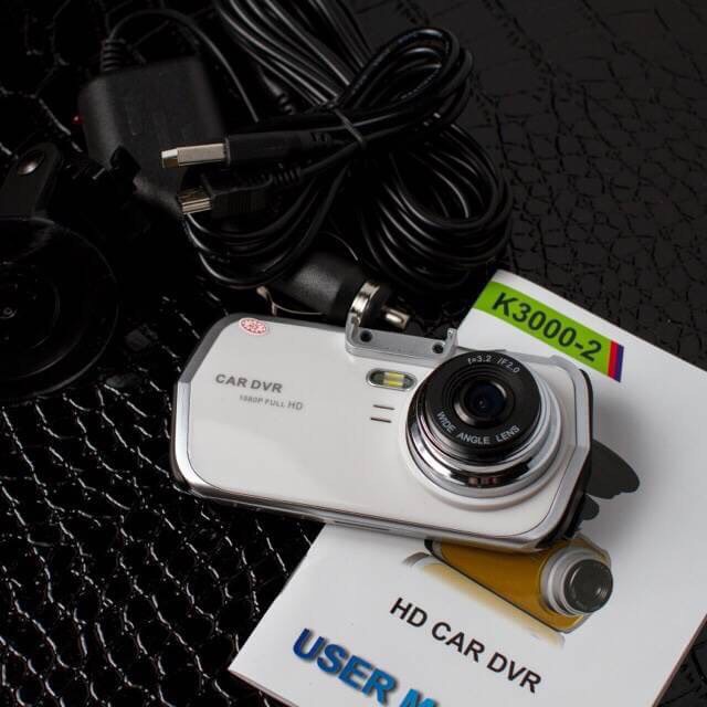 New.กล้องติดรถยนต์ K3000 Car Video Recorder HD DVR กล้องติดรถยนต์ K3000 กล้องติดรถคุณภาพสูง ขนาดเลนส์ใหญ่ มองเห็นได้กว้างถึง 120 องศา ภาพคมชัดระดับ Full HD 1080P มีเมนูภาษาไทย ข้อมูลทางเทคนิค Technical Specification กล้องติดรถยนต์ K3000 - เลนส์กว้าง 120 อ