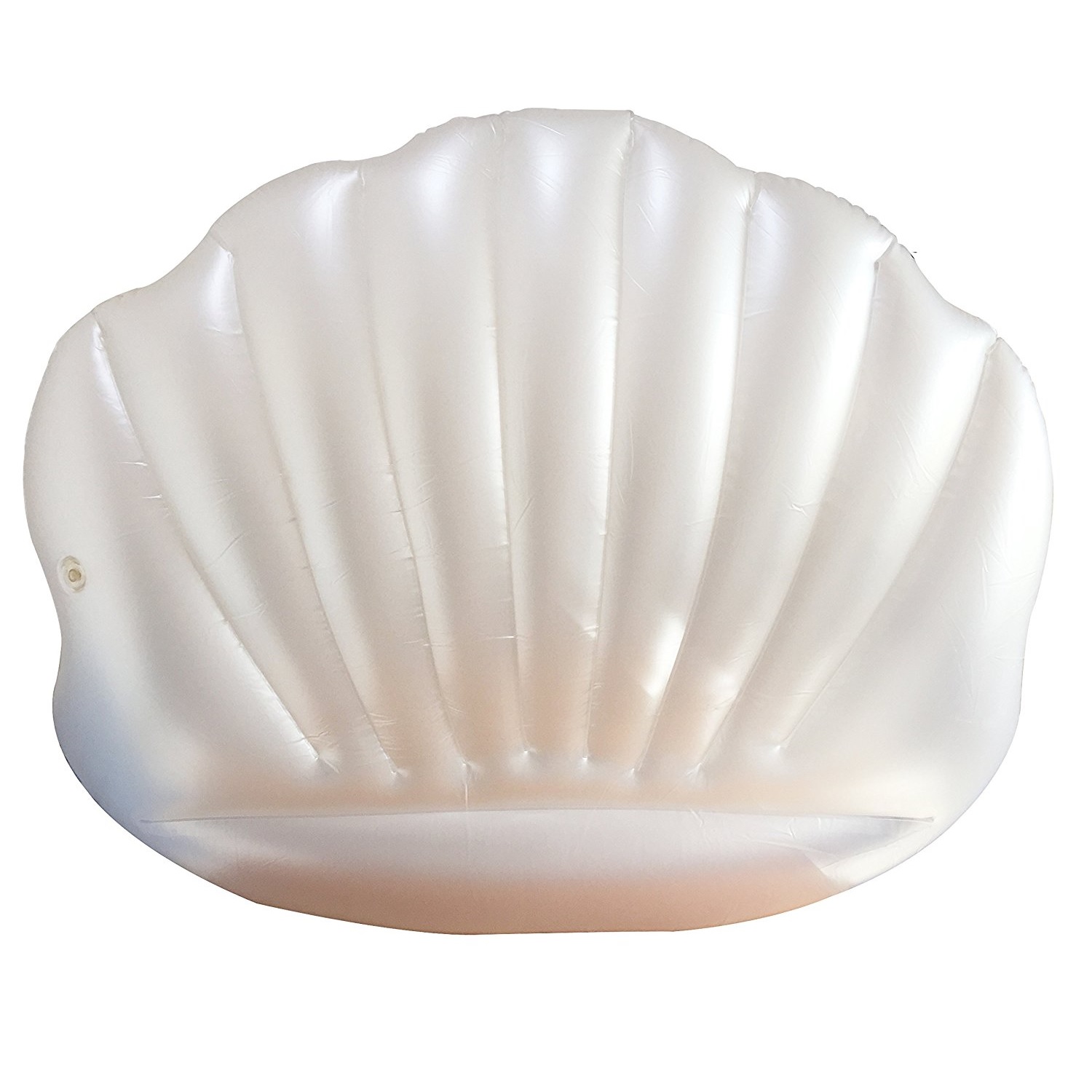 แพยางเป่าลมแฟนซีรูปหอยมุก Super Giant Pearl Inflatable Pool Float (สีขาวมุก)