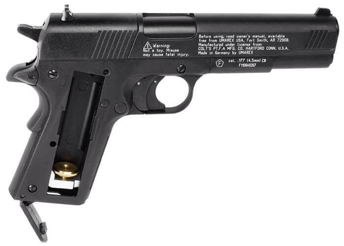 New.Umarex COLT GOVERNMENT 1911 A1 cal.4.5mm (.177) Co2 450+เหล็กทั้งตัว