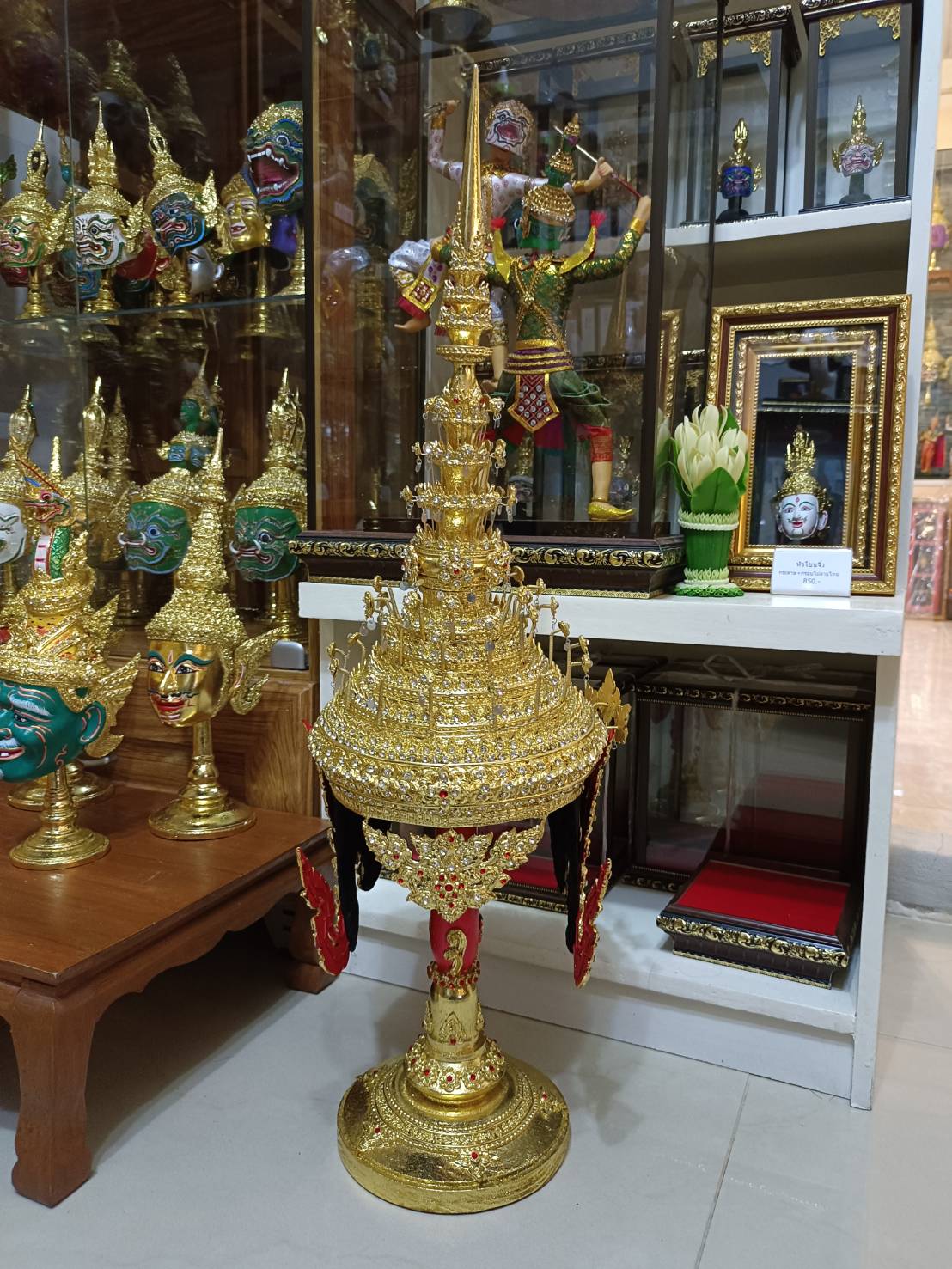 ชฎาพระ ขนาดสวมหัว เกรดพรีเมี่ยม