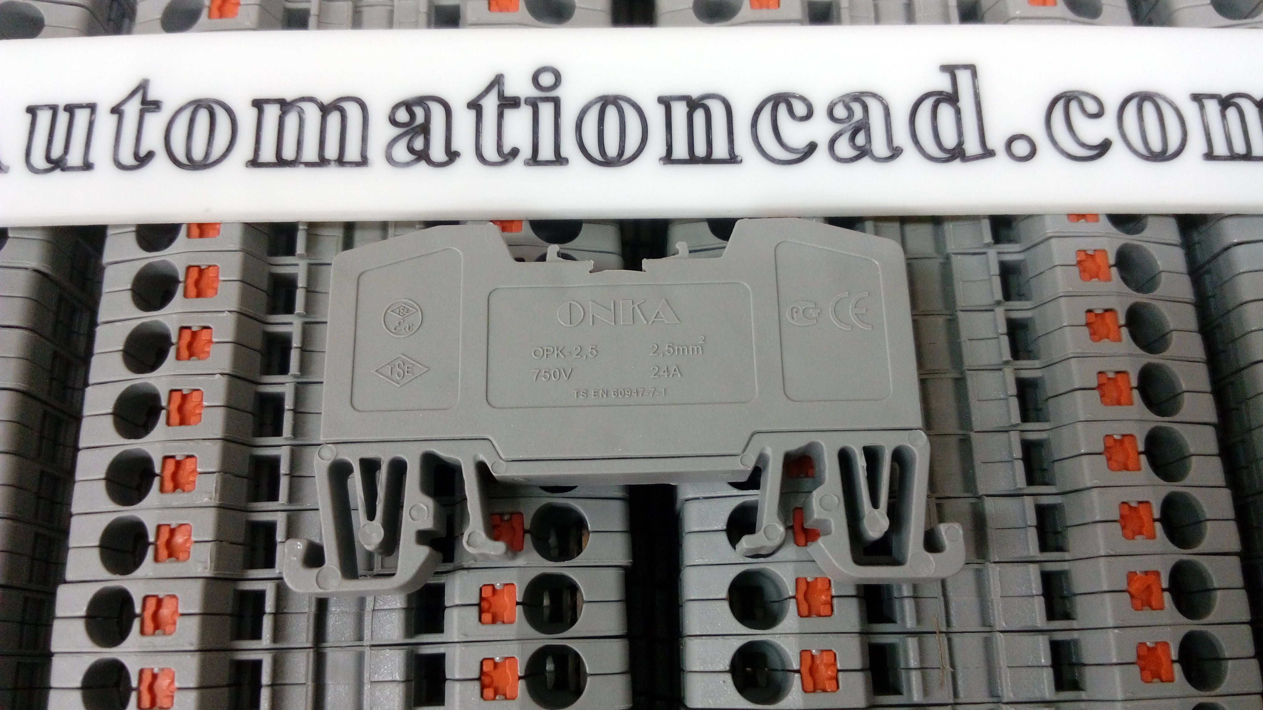 สปริงเทอร์มินอล Onka-1502 สาย 2.5 mm² 24A Terminal ONKA