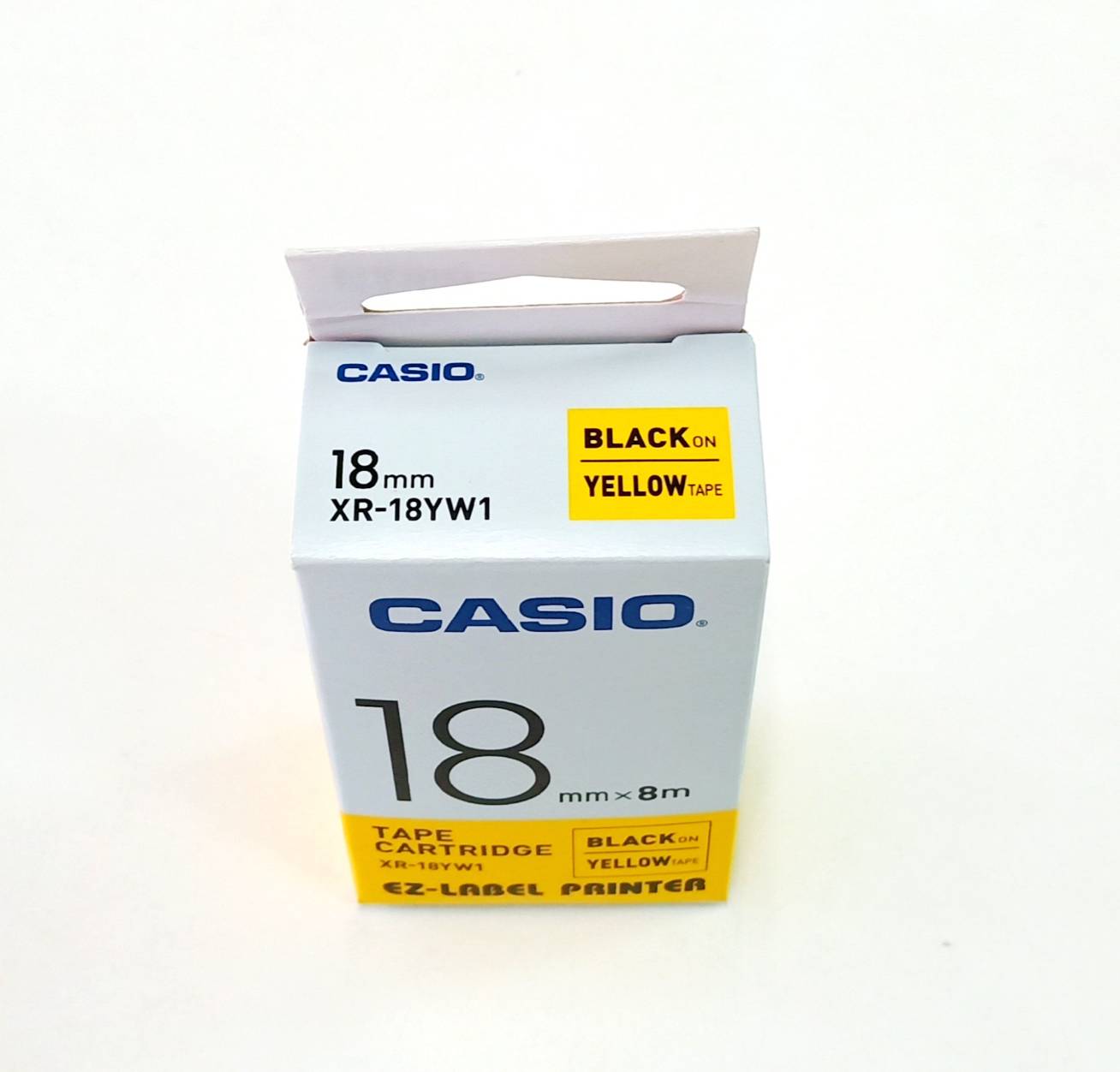 EZ-LABEL CASIO 18mm. สำหรับ เครื่องพิมพ์ฉลาก KL-Series CASIO PRINTER LABEL