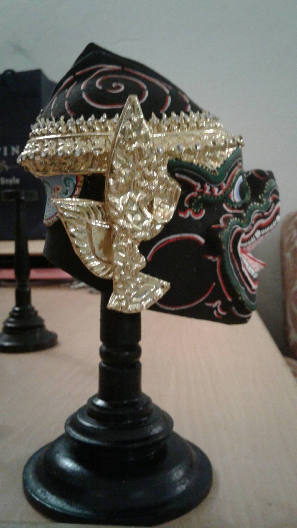 หัวโขน นิลพัท ขนาดจัมโบ้ 5 นิ้ว งานกระดาษ