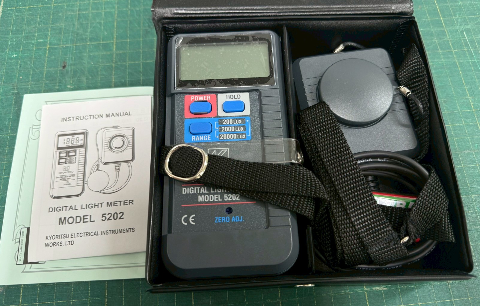 เครื่องวัดความเข้มแสง KYORITSU รุ่น 5202 Digital Light Meter