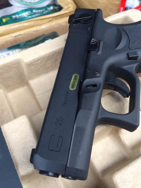 Glock26 Gen3 WE สีดำ (Full Auto)