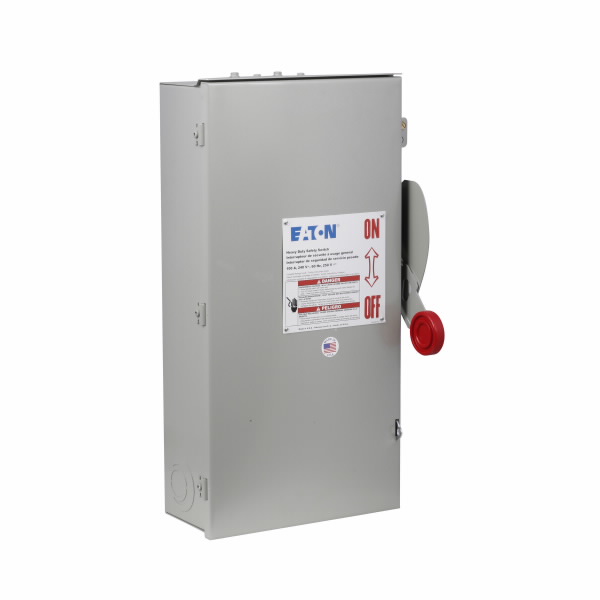 Safety Switches EATON เซฟตี้สวิทช์ 100A 3-Phase แบบใส่ฟิวส์ได้ OUTDOOR
